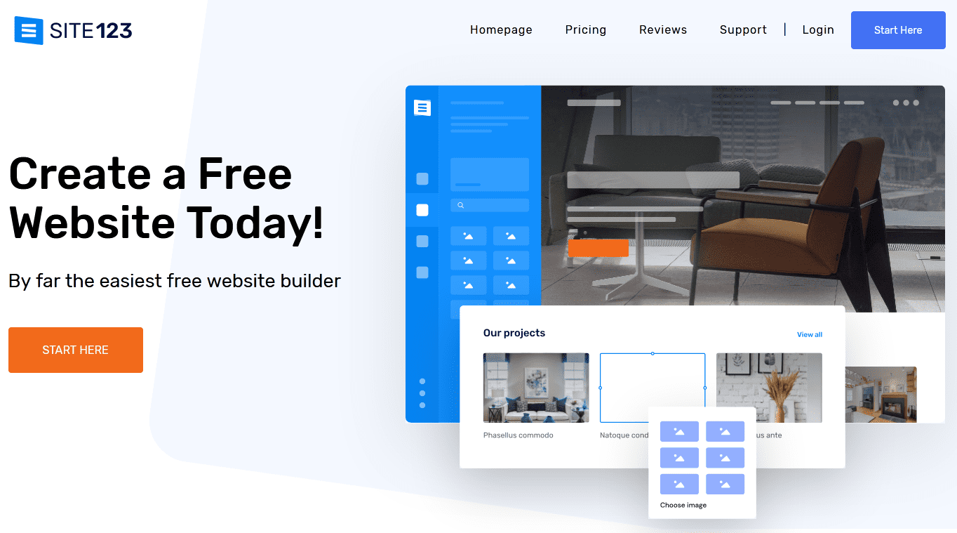 Site 123 review CMS & Website Builders/ Site 123 review: The Easiest Free Website Builder