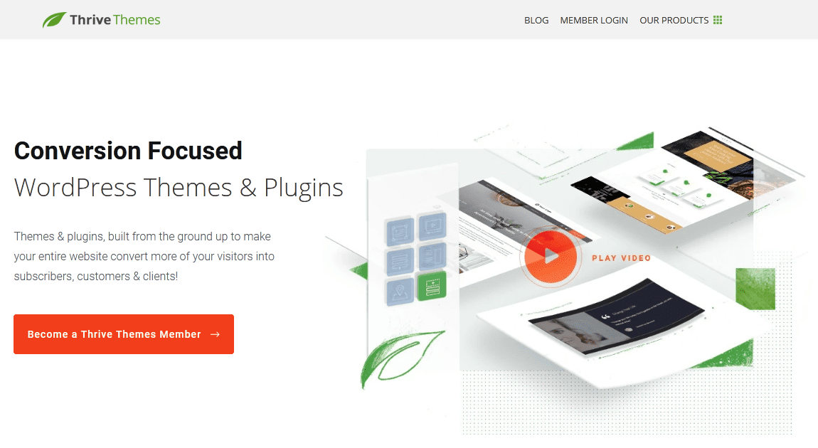 Website Themes, Templates, and Plugins/ Thrive Themes review: ​​​​The ​WP Themes & Plugins