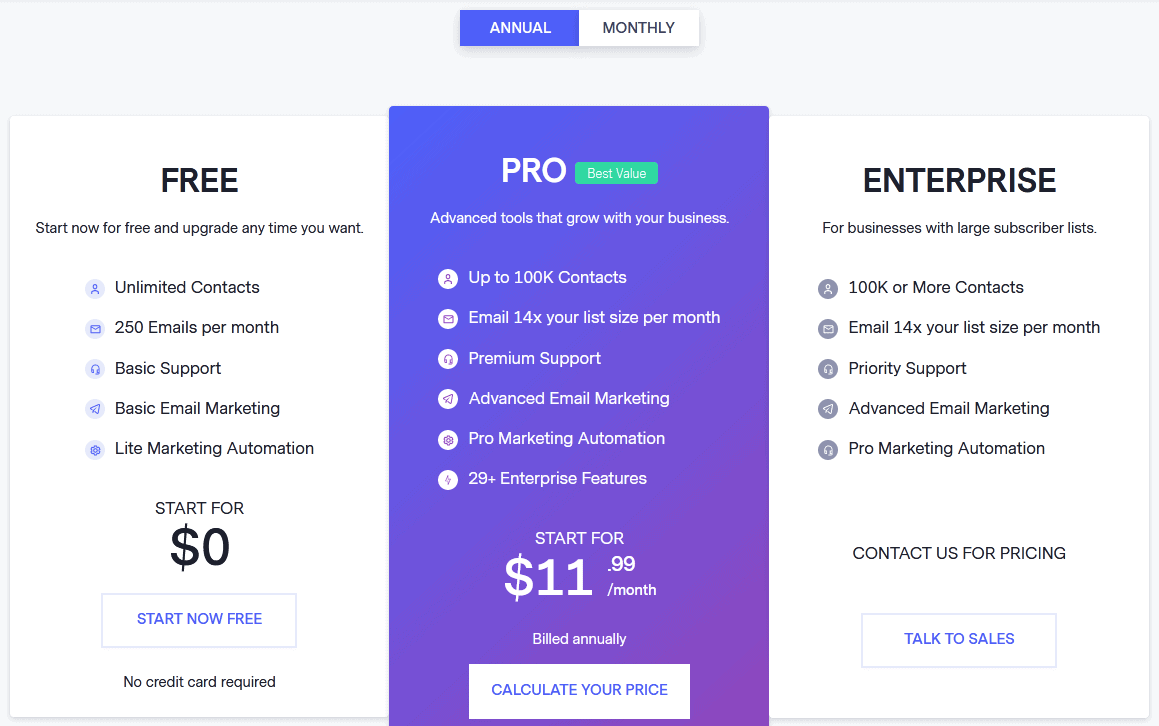 Email Marketing​ Services/ Benchmark Email pricing plans: ​​The Simple Email Marketing Solution