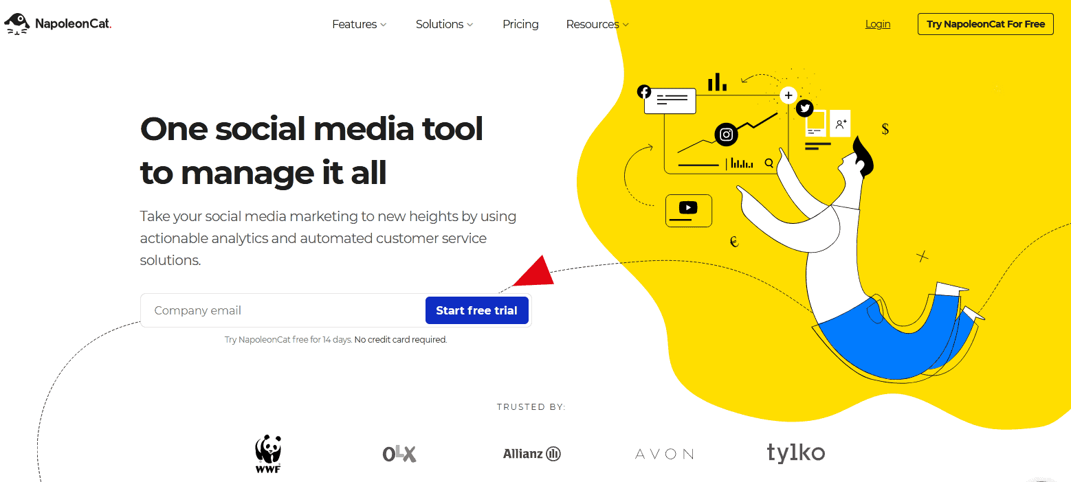 Social Media Management Tools/ Napoleoncat features