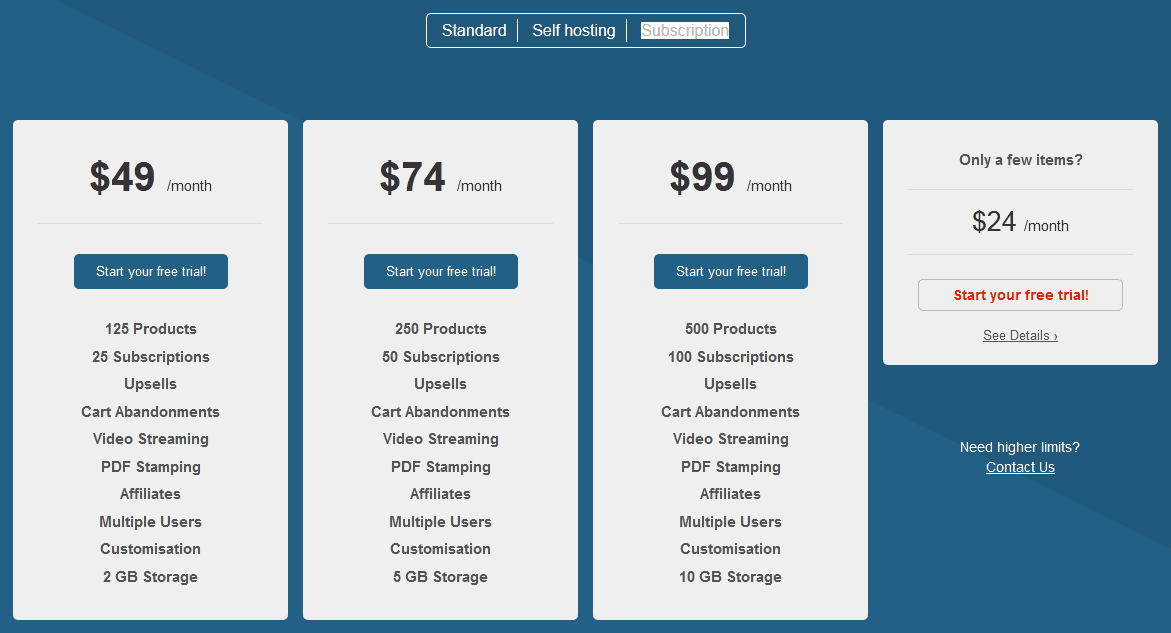 SendOwl pricing 2 E-Commerce Platforms/ Sendowl pricing plans 2: Best for Digital Products and Services