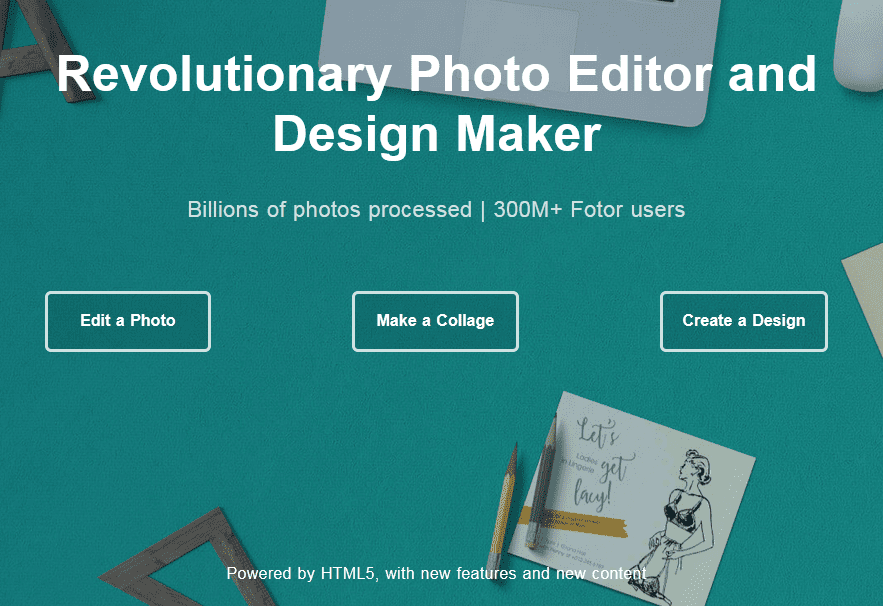Online Graphic Design Tools/ FOTOR FEATURES