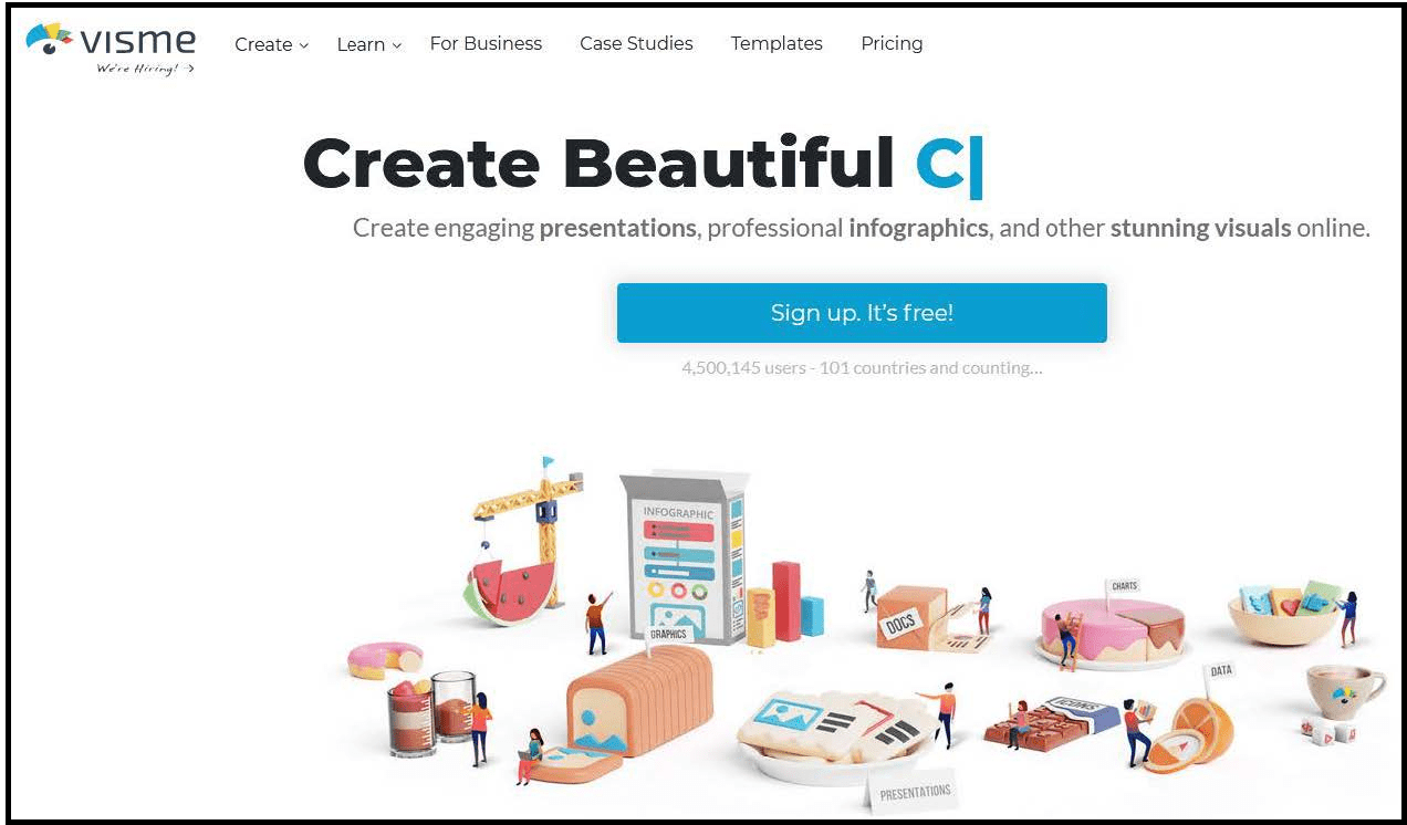 Online Graphic Design Tools/ VISME FEATURES