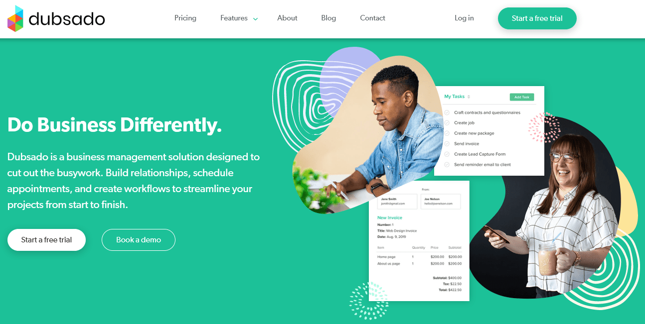 ​​​7. ​Dubsado​: ​​​The ​​​Business Management Solution​/ Customer Relationship Management Tools