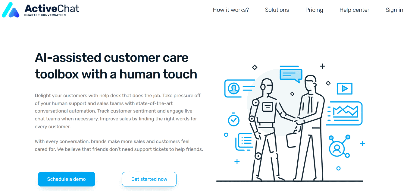 ActiveChat OVERVIEW ActiveChat The Modern Conversational Chatbot