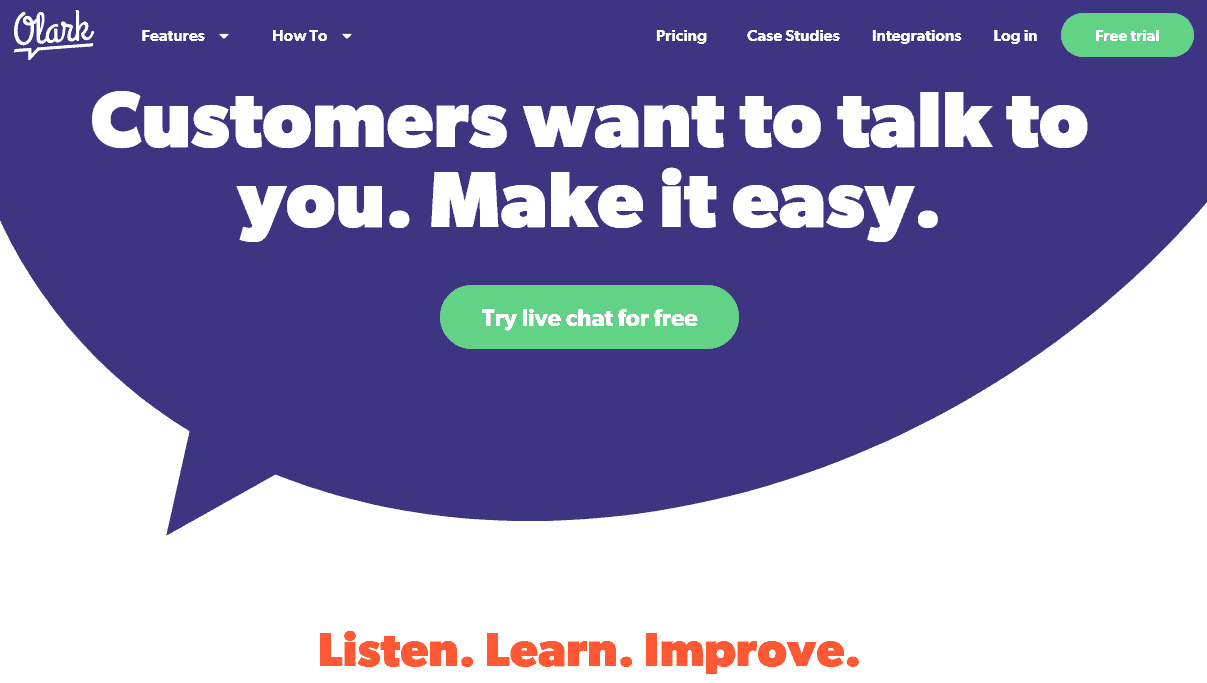 Olark overview Olark The Popular Chat Support Tool