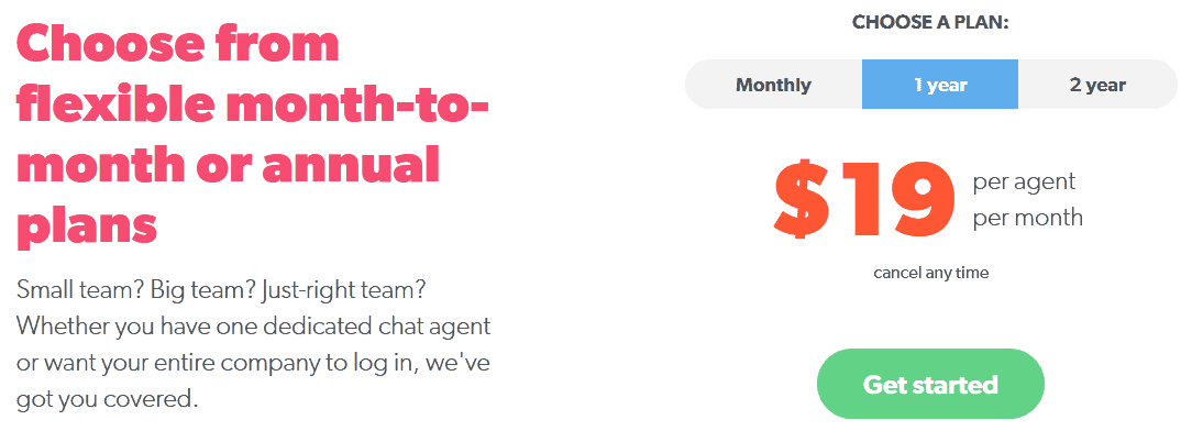 Olark pricing Olark pricing plans