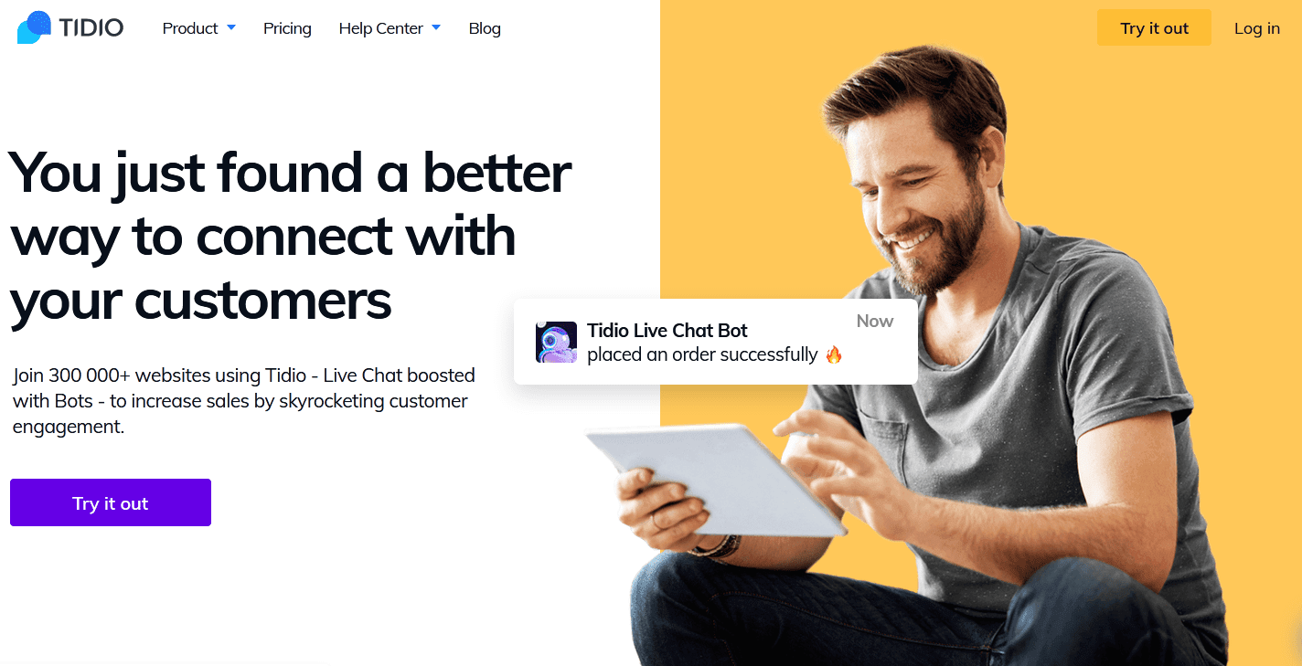 Tidio overview Tidio The Intelligent ChatBot Building Platform