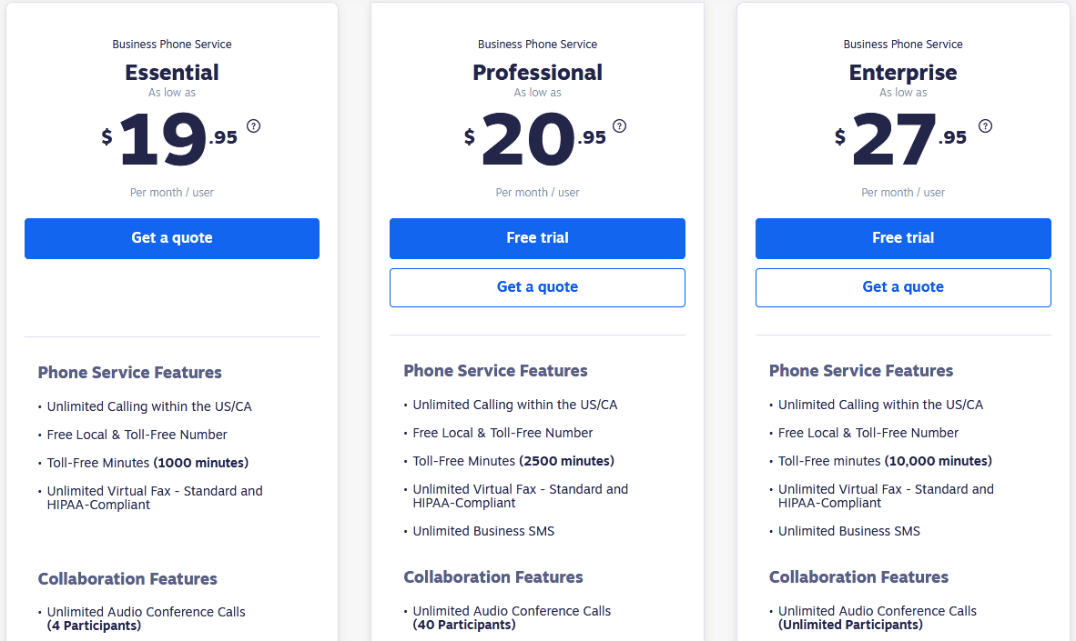 Nextiva pricing Nextiva pricing plans