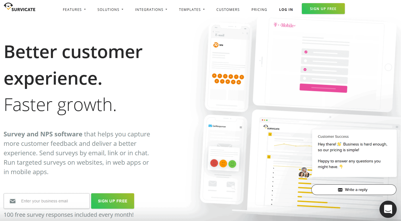  Survicate The Survey and Feedback Software