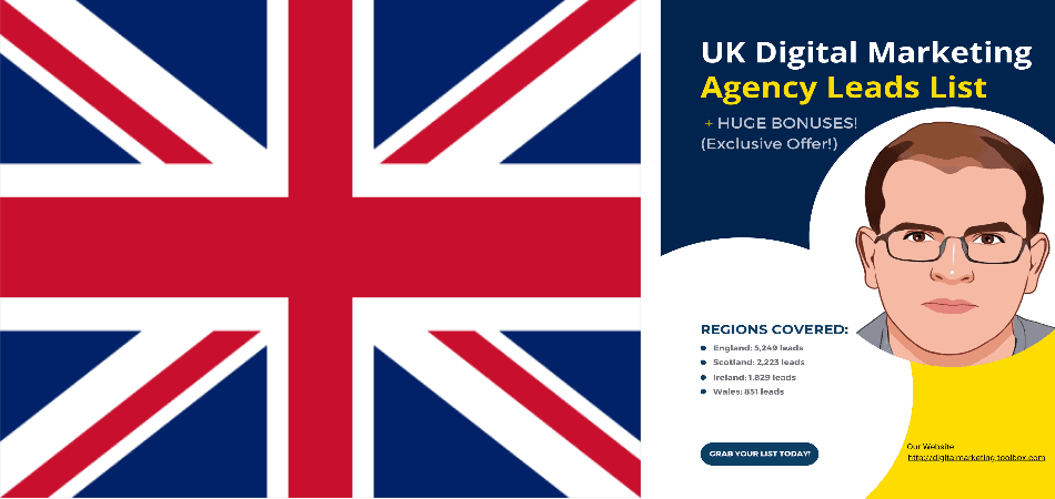 UK Digital Marketing Agency Leads List