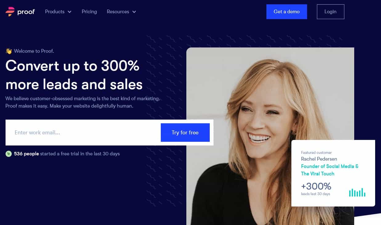 Proof overview The Social Proof Tool