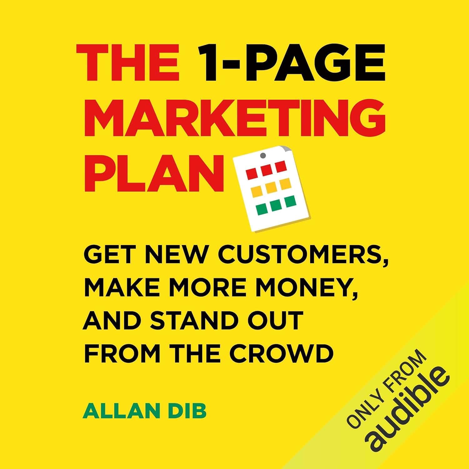 The 1-Page Marketing Plan_Allan Dib_Audiobook